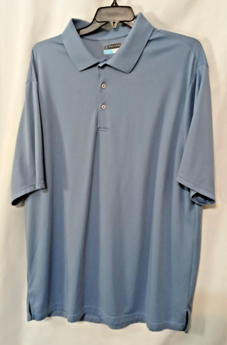Mens 3XL Short Sleeve Golf Polo Mesh Classic Stretch Athleisure Ventilated Club